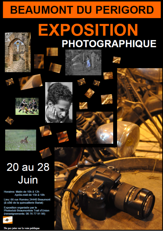 affiche expo photo