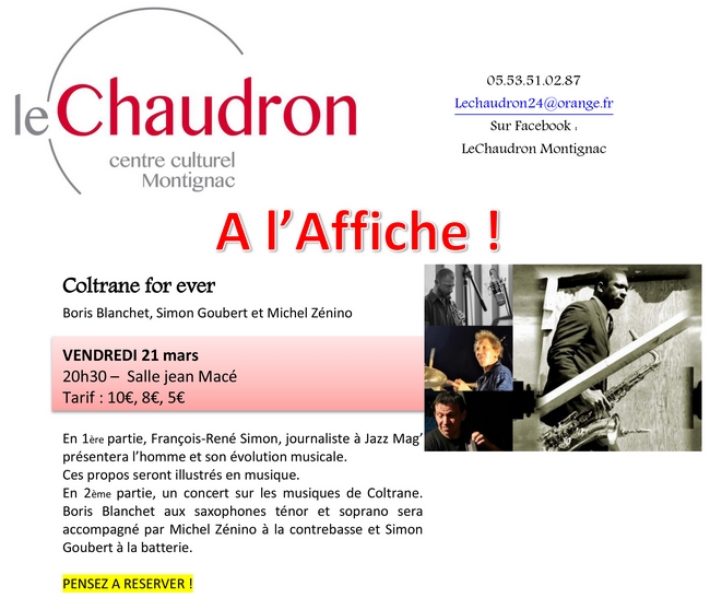 Info Chaudron - 21 mars 2014