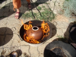 poterie feu